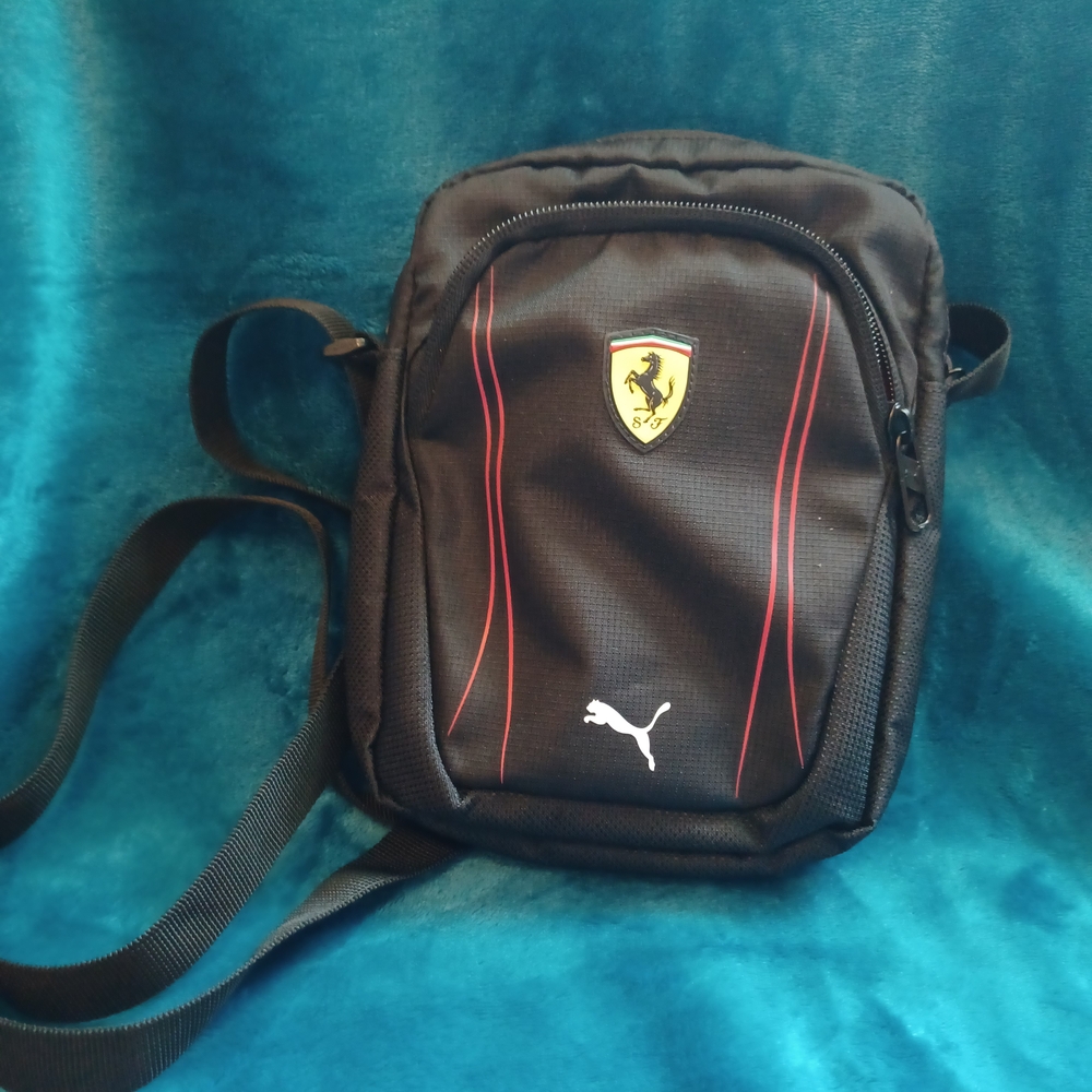 Puma Ferrari Black Crossbody Bag
